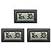 A Cristalli Liquidi Digital Del Termometro Di Temperatura Tester Di Umidit Del Termometro Gauge Per Serra Auto Casa Ufficio (3pcs)  - Foto miniatura 1