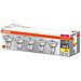 Led-lampada Con Riflettore - Gu10 - Bianco Caldo - 2700 K - 2,60 W - 35w Equivalenti - Led Base Par16 - Confezione Da 5 - Foto miniatura 3