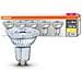 Led-lampada Con Riflettore - Gu10 - Bianco Caldo - 2700 K - 2,60 W - 35w Equivalenti - Led Base Par16 - Confezione Da 5 - Foto miniatura 2