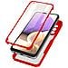 Cover Galaxy A32 5g Retro Plexiglass Fronte Polimero Rinforzata Bordo Rosso - Foto miniatura 1