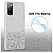 Custodia Compatibile Con Samsung Galaxy S20 Fe In Trasparente Con Glitter - Coperchio Protettivo In Silicone Tpu Flessibile Con Glitter Scintillanti - Foto miniatura 4