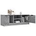 Mobile Tv Grigio Sonoma 102x35x36,5 Cm In Legno Multistrato - Foto miniatura 2