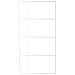 Porta Scorrevole in Vetro ESG e Alluminio 102,5x205 cm Bianca - Foto miniatura 3
