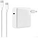 Caricabatterie Per Macbook Potenza 61w Con Cavo Usb-c 2 Metri Bianco Linq - Foto miniatura 1