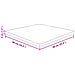 Piano Tavolo Quadrato Marrone Scuro 90x90x4cm Rovere Trattato - Foto miniatura 3
