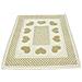 Tappeto Bagno Doccia Spugna Tappetino Assorbente Cotone Pelo Corto Mod. Love O.b 60x90 Beige - Foto miniatura 1