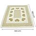 Tappeto Bagno Doccia Spugna Tappetino Assorbente Cotone Pelo Corto Mod. Love O.b 60x90 Beige - Foto miniatura 3