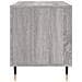 Mobile Porta Dischi Grigio Sonoma 100x38x48cm Legno Multistrato - Foto miniatura 4