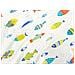 Completo Lenzuola Letto 100% Cotone Disegno Pesciolini Colorati Rp Made In Italy Fantasia Marina Estiva 1 Piazza Pesciolini - Foto miniatura 3