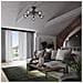 Lampadario Artemis 5s Nero Sl. 1110 - Moderno Lampadari Nero 28.5x58x58 Cm - Foto miniatura 1