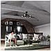 Lampadario Artemis 5s Nero Sl. 1110 - Moderno Lampadari Nero 28.5x58x58 Cm - Foto miniatura 7