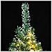 Albero Di Natale Artificiale Con 300 Led Palline E Neve 240 Cm - Foto miniatura 2