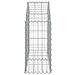 Cesto Gabbione Ad Arco 100x30x60/80 Cm Ferro Zincato - Foto miniatura 3