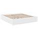 Giroletto Con Cassetti Bianco 200x200 Cm In Legno Multistrato - Foto miniatura 5