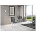 Sedia Trudy Gambe Bianche Cuscino Grigio 11 - Foto miniatura 1