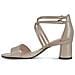 Donna Elevate 65 Sandali Con Tacco In Pelle Beige 35 - Foto miniatura 3
