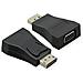 Adattatore DisplayPort a VGA Nero - Foto miniatura 2