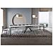 Tavolo allungabile 90x200/460 cm Terium bianco frassino gambe antracite - Foto miniatura 4