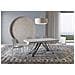 Tavolo allungabile 90x200/460 cm Terium bianco frassino gambe antracite - Foto miniatura 2