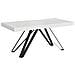 Tavolo allungabile 90x200/460 cm Terium bianco frassino gambe antracite - Foto miniatura 1