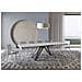 Tavolo allungabile 90x200/460 cm Terium bianco frassino gambe antracite - Foto miniatura 3