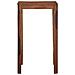 Tavolo Da Bar 60x60x107 Cm In Legno Massello Di Acacia - Foto miniatura 2