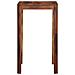 Tavolo Da Bar 60x60x107 Cm In Legno Massello Di Acacia - Foto miniatura 3