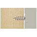 570347 ancoraggio a vite e tassello 50 pz Tassello a muro 50 mm - Foto miniatura 2
