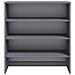 Piano Credenza Hamar Grigio Scuro 90x30x100 Cm Legno Di Pino - Foto miniatura 2