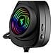 Cuffie Gaming Cavo Jack 3.5mm Microfono E Luci Rgb 2.1m, Nero - Foto miniatura 4