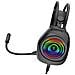 Cuffie Gaming Cavo Jack 3.5mm Microfono E Luci Rgb 2.1m, Nero - Foto miniatura 5
