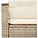 Divano da Giardino con Cuscini a 2 Posti Beige in Polyrattan - Foto miniatura 8