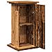 Espositore con Portaoggetti Legno Antico 31x30x60 cm Truciolato - Foto miniatura 6