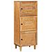 Credenza con lo scaffale Marrone chiaro 40 x 33 x 110 cm - Foto miniatura 1