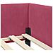 Struttura del letto ad angolo Rosso vino 100 x 200 cm - Foto miniatura 9