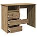 Scrivania Rovere Artigianale 102x50x75 cm in Legno Multistrato - Foto miniatura 5