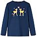 Maglietta per Bambini Maniche Lunghe Blu Marino 116 - Foto miniatura 1