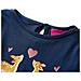 Maglietta per Bambini Maniche Lunghe Blu Marino 116 - Foto miniatura 3