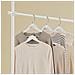 Appendiabiti Da Terra Telescopico, Stand Regolabile Per Camera Da Letto, Bianco - Foto miniatura 6