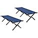 Letto da campeggio pieghevole 2 pcs Blu Tessuto Oxford - Foto miniatura 1