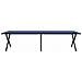Letto da campeggio pieghevole 2 pcs Blu Tessuto Oxford - Foto miniatura 7