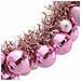 Ghirlanda di Palline di Natale Rosa 186 cm Polistirolo - Foto miniatura 6