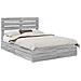 Letto con Contenitore con testiera Grigio Sonoma 160 x 200 cm - Foto miniatura 1