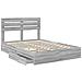 Letto con Contenitore con testiera Grigio Sonoma 160 x 200 cm - Foto miniatura 5
