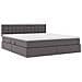 Letto con contenitore e materasso Grigio 160 x 200 cm - Foto miniatura 5