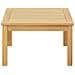 Tavolino da salotto Acacia chiaro 60 x 60 x 36 cm - Foto miniatura 2