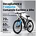 Bicicletta Elettrica 26 Pollici E-bike 250w Batteria Rimovibile 36v Autononomia 25-50km Lcd Q7 - Foto miniatura 3
