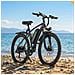 Bicicletta Elettrica 26 Pollici E-bike 250w Batteria Rimovibile 36v Autononomia 25-50km Lcd Q7 - Foto miniatura 8