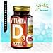 Vitamina D3 2000 UI 800 Compresse - Colecalciferolo 50 mcg - Ossa, Denti, Muscoli e Difese Immunitarie (Confezione quintupla) - Foto miniatura 4