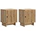 Armadio da Notte 2 pcs Rovere Artigianale 43 x 34,5 x 50 cm - Foto miniatura 1
